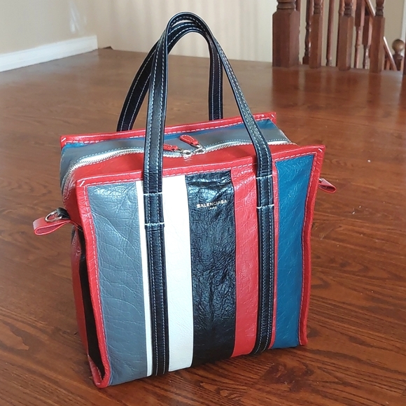 Balenciaga Handbags - Authentic Balenciaga color blocks tote bag